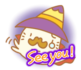 The halloween party of hamster king !! sticker #8167043