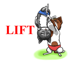 Cat Wrestling sticker #8167152