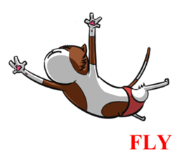 Cat Wrestling sticker #8167158