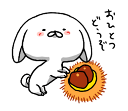 inukoro-san in autumn sticker #8167220