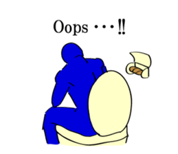 Mr.Oops men. (English Version.) sticker #8167766