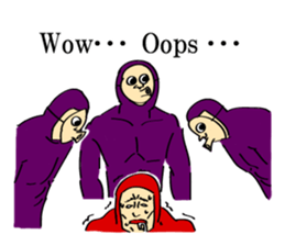 Mr.Oops men. (English Version.) sticker #8167767