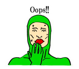 Mr.Oops men. (English Version.) sticker #8167790