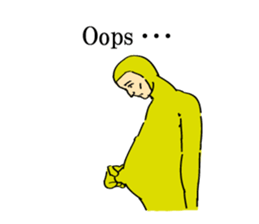 Mr.Oops men. (English Version.) sticker #8167795