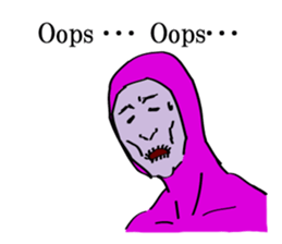 Mr.Oops men. (English Version.) sticker #8167798