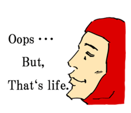 Mr.Oops men. (English Version.) sticker #8167799