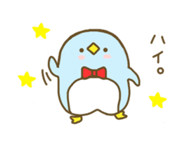 A bow tie Penguin 2 sticker #8167805