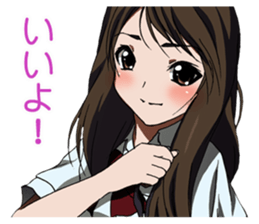 Uniform girl Sticker sticker #8168164