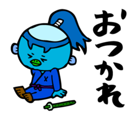 Samurai Kappa Tenshinsho by MAMES sticker #8168378