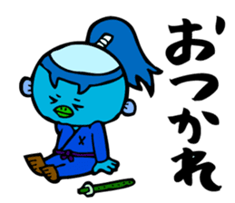 Samurai Kappa Tenshinsho by MAMES sticker #8168378