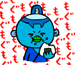 Samurai Kappa Tenshinsho by MAMES sticker #8168396