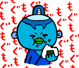 Samurai Kappa Tenshinsho by MAMES sticker #8168396