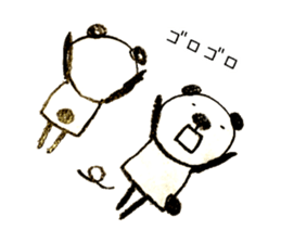 sloppy panda[Words frequently used] sticker #8168679