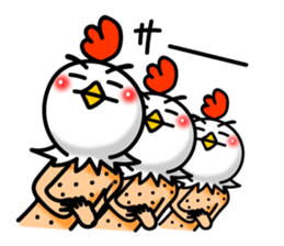 Chicken's skin 6 sticker #8169138
