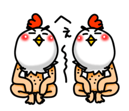 Chicken's skin 6 sticker #8169143