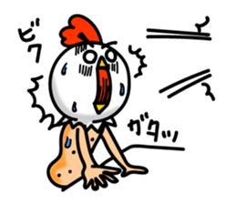 Chicken's skin 6 sticker #8169155