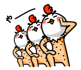 Chicken's skin 6 sticker #8169156
