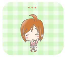 Cute lovey-dovey Stickers Girl version sticker #8169788