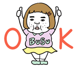 Ugly but charming woman2 sticker #8169884