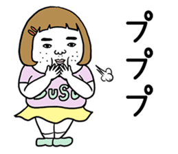 Ugly but charming woman2 sticker #8169887