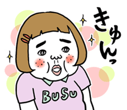 Ugly but charming woman2 sticker #8169903
