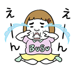 Ugly but charming woman2 sticker #8169904