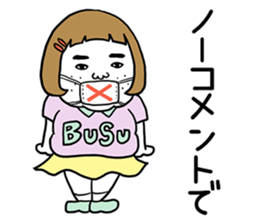 Ugly but charming woman2 sticker #8169912