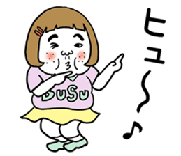 Ugly but charming woman2 sticker #8169913