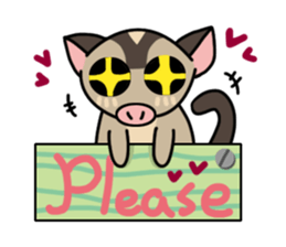 I love sugar gliders sticker #8171346