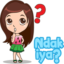 Semarang Girl sticker #8171690