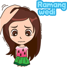 Semarang Girl sticker #8171693