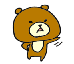 The name of the loose bear is Yul Koo. sticker #8172540