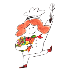 A Chef exerts himself.