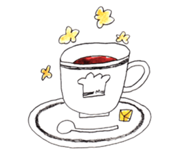 A Chef exerts himself. sticker #8172934