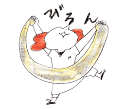 A Chef exerts himself. sticker #8172936