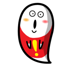 The dressed up Ghosts sticker #8172986