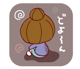 Cute girl sticker . [ For everyday use ] sticker #8173083