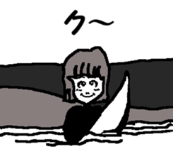 Surfer trio 4 sticker #8173463