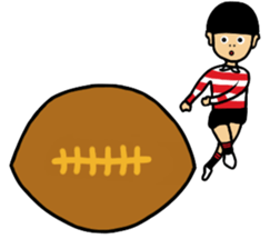 Rugbyball Man sticker #8173918