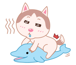 Guardian Siberian Husky sticker #8175412