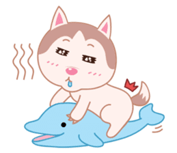 Guardian Siberian Husky sticker #8175412