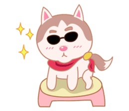 Guardian Siberian Husky sticker #8175413