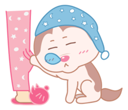 Guardian Siberian Husky sticker #8175416