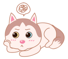 Guardian Siberian Husky sticker #8175417