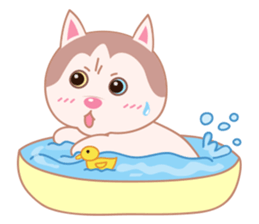 Guardian Siberian Husky sticker #8175418