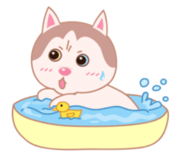 Guardian Siberian Husky sticker #8175418