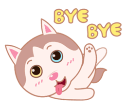 Guardian Siberian Husky sticker #8175420