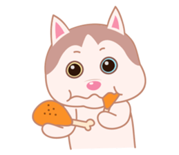 Guardian Siberian Husky sticker #8175424