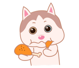 Guardian Siberian Husky sticker #8175424