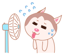 Guardian Siberian Husky sticker #8175427